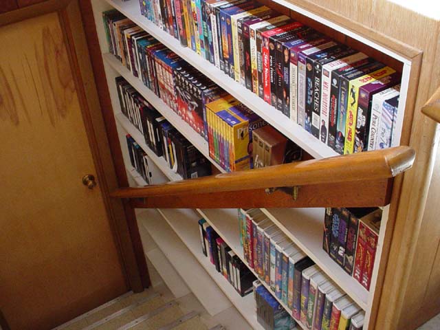 032 Staircase Video Storage