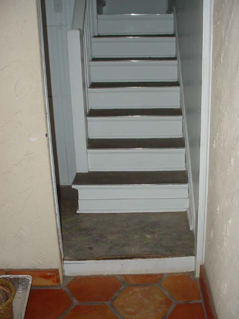 084 Back Staircase At Mud Room