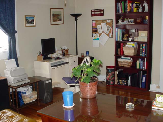 098 Kim's Office Computer And Bookshelf