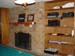 047 Game Room Fireplace and Bookcase