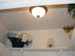 149 Mater Bathroom Light and Floral Shelving